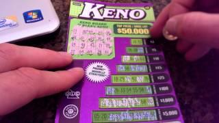 WIN BIG CANADA NOW! FREE SHOT TO WIN $1 MILLION! ONTARIO LOTTERY KENO SCRATCHCARD