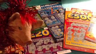 Scratchcards FAST 200..FAST 500..HOT MONEY...CASH WORD..9x LUCKY...and Piggy