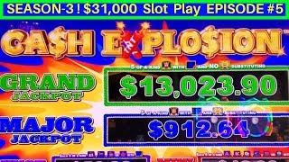 CASH EXPLOSION Slot Machine $7.20 Max Bet Bonus | Season 3 EPISODE #5