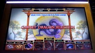 Fireball and House of Dragons Slot Machine Bonus Win (queenslots)