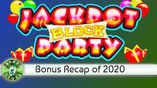 Jackpot Block Party slot machine Bonus Recap of 2020