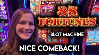 Nice BONUS! Progressive Jackpots! 88 Fortunes Slot Machine