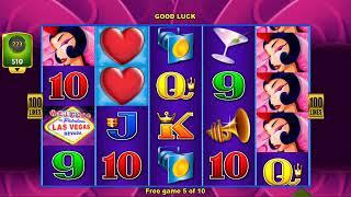 HEART OF VEGAS Video Slot Casino Game with a FREE SPIN BONUS