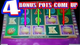 Wow!  Four Bonus Pots feature comes up.......its a Cracker of Slot machine Game  mmmmmmMMM..says ★ S