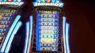 77777 Jackpot Slot Machine Bonus Win (queenslots)
