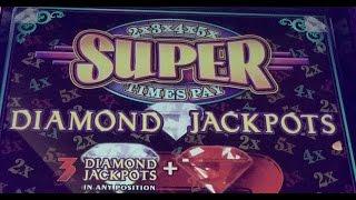2X 3X 4X 5X SUPER TIMES PAY DIAMOND JACKPOTS SLOT MACHINE BONUS