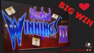 •BIG WIN• • Wicked Winnings 3 • Slot Machine Line Hit