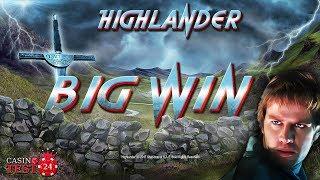 BIG WIN ON HIGHLANDER SLOT (MICROGAMING) - 3,20€ BET!
