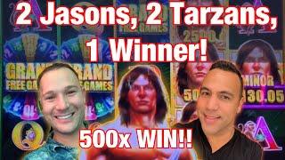 TARZAN 500x BIG WIN BONUS!!!! | Which Jason tames the jungle!?• • •