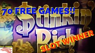 STINKIN RICH LIVE PLAY 70 FREE GAMES!!! IN ONE BONUS!!!!