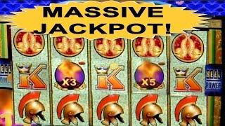 BIG Jackpot on $100 POMPEII Slot! $2 Million Handpay! High Limit Vegas Casino Video Slots Aristocrat