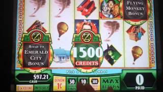 The Wizard Of Oz. Slot Machine Bonus.