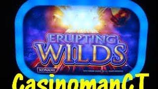 Erupting Wilds - Konami Slot Machine Bonus