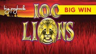 SHORT & SWEET! 100 Lions Slot - BIG WIN BONUS!