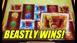 BEASTLY BIG SLOT WINS!  Beast Uncaged Slot and more!