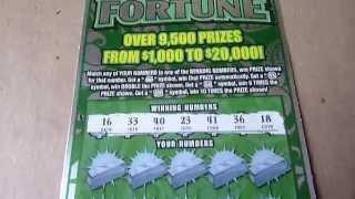 Fabulous Fortune - $20 Illinois Lottery Instant Scratchcard Video