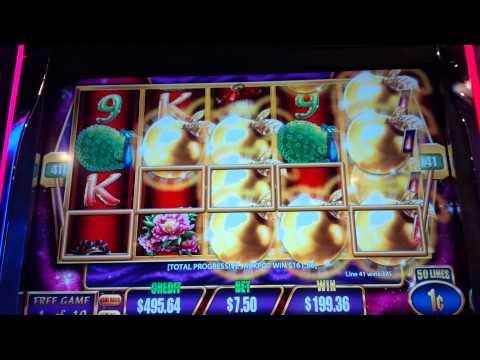 Quick Fire Jackpots - $7.50 Bet Golden Peach Slot Machine - Big Win!