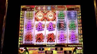 Shinobi Slot Machine Bonus Win at Sands Casino