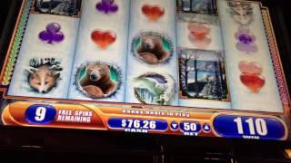 Winter Wolf Slot Machine! ~ FREE SPIN BONUS!!!! • DJ BIZICK'S SLOT CHANNEL