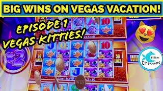 “SUPER” START TO OUR VEGAS VACATION! MISS KITTY ⋆ Slots ⋆ SUPER FREE GAMES TOP OF THE TOWER!