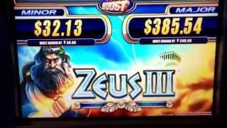 HUGE $1676,00 WIN ZEUS III ATLANTIS CASINO SLOT MACHINE LIVE PLAY BONUS JACKPOT $4.00 MAX BET