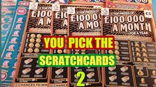 SCRATCHCARD...YOU(VIEWERS)PICK WE SCRATCH TOMORROW...