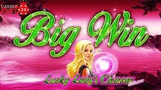 BIG WIN on Lucky Lady's Charm Deluxe - Novomatic Slot - 1,50€ BET!