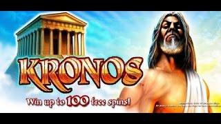 WMS - Kronos :  25 free spins on a $1.00 bet