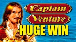 RECORD WIN Captain Venture BIG WIN - HUGE WIN betsize 10 euro - Epic reactions