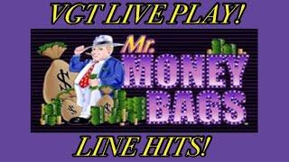 **VGT MR. MONEY BAGS** LIVE PLAY | LINE HITS!