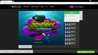 Johnny Octopus Treasure 3D Bitcoin Slots Game