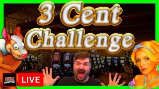 3 Cent Slot Machine Challenge w/ SDGuy1234