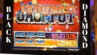 Black Diamond Slot Machine Progressive Jackpot Won ! Max Bet Live Slot Play