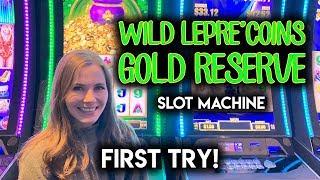 Trying The New Leprecoins Gold Reserve Slot Machine!!