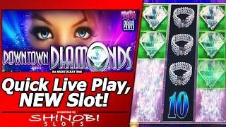 Downtown Diamonds Slot - Quick Live Play of New Aristocrat Mega Line Power Game