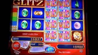 Glitz $100 Line Hit on Penny Slot Machine at Mohegan Sun