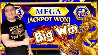 I Made A Big PROFIT With Free Play - Huge Win On DRAGON TREASURE Slot Machine | Mega Jackpot Won