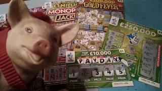 BIG.Double•£42,00.Worth of Scratchcards•£5's.•£3"s.•£2's•£1's.(LIKES•for another video•Later)