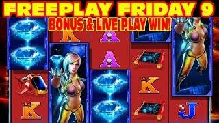 Diamond Hunt FREEPLAY FRIDAY 9 Slot Machine LIVE PLAY&BONUS WIN