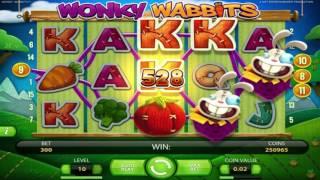Free Wonky Wabbits Slot by NetEnt Video Preview | HEX
