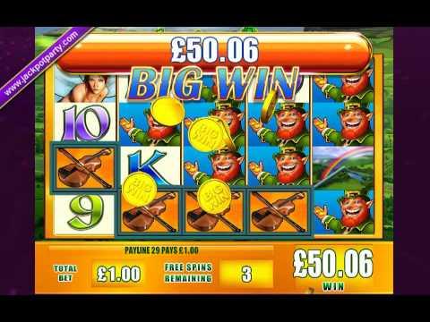 £290 MEGA BIG WIN (290 X STAKE) ON LEPRECHAUN'S FORTUNE™ AT JACKPOT PARTY®