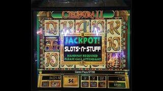 Cleopatra2 Big ol BONUS round!  Jackpot Baby!!! • Slots N-Stuff