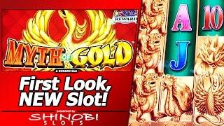 Myth of Gold Slot - First Look, New Konami Slot, Free Spins Bonus
