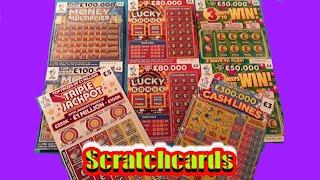 Wow! Scratchcards"TRIPLE JACKPOT"CASHLINES &.We Found "MONEY MULTIPLIER"3-WAYS TO WIN"LUCKY BONUS"