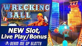Wrecking Ball Slot - New Slot, Live Play and Smash Time Bonus