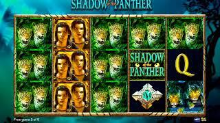 SHADOW OF THE PANTHER Video Slot Casino Game with a FREE SPIN BONUS