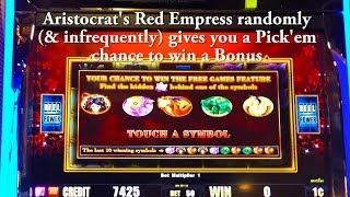 Aristocrat's Red Empress Slot Machine (Part 3) - A Bonus Chance