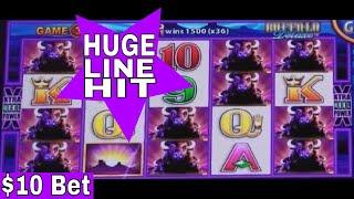 Buffalo Slot Machine MAX BET HUGE LINE HIT & BONUSES WON | 88 Fortunes Slot Bonus & Pick Progressive