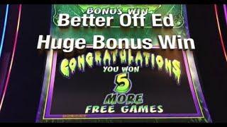 HUGE Bonus Win on Better Off Ed Slot Machine (Retrigger)