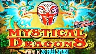 MYSTICAL DRAGONS - BONUS WIN 5c - WMS SLOT MACHINE